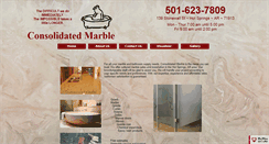 Desktop Screenshot of consolidatedmarble.com